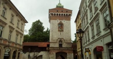 florianská brána, Krakow, Polsko